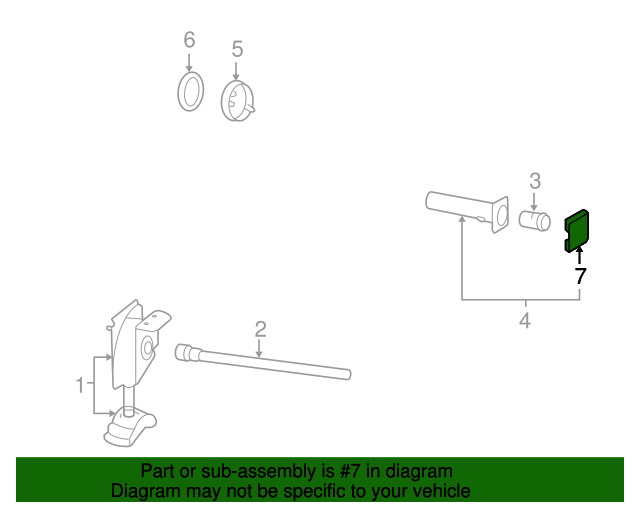 20002013 GM Spare Wheel Carrier Lock Cover 12476330