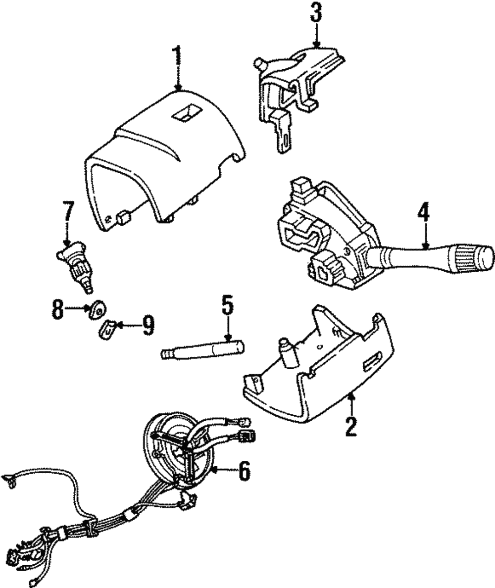Multi-Function Switch - Ford (YW3Z-13K359-AB)