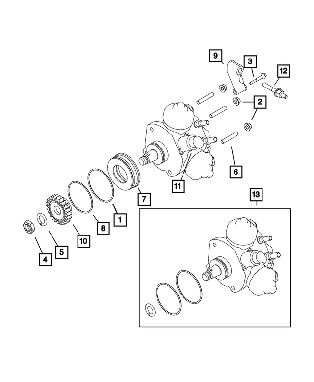 2021-2022 Ram Fuel Injection Pump 