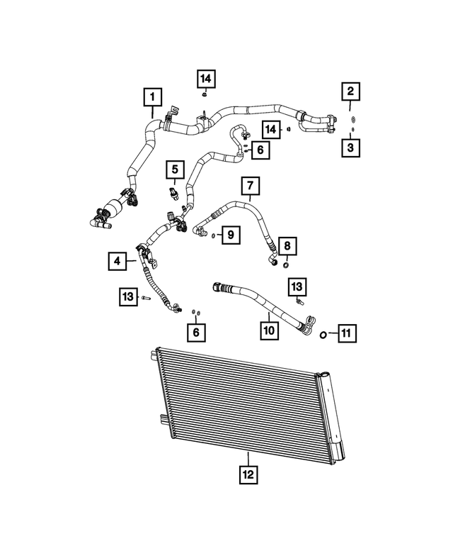 2014-2022 Mopar A/C Line Seal 6106085AA | My Mopar Parts 