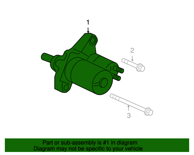 Genuine OEM Acura Starter Motor Assembly (Sm44243)(Mitsuba) Part 31200RCAA02 Acura Parts