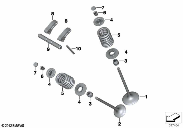 11348542059 - Set Of Valve Heads 2012-2018 BMW-Motorrad | BMW 