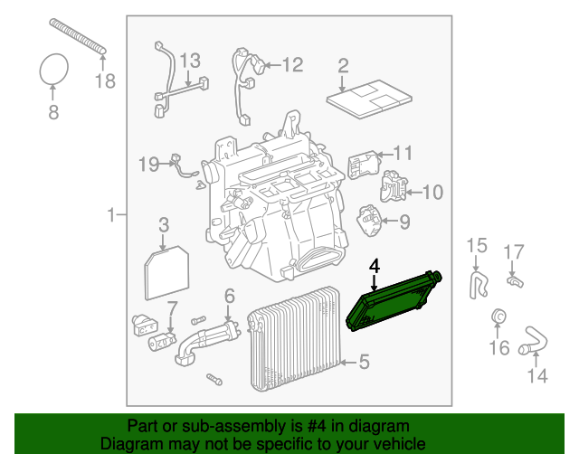 20012005 Lexus IS300 Heater Core 8710753030 SSL Parts