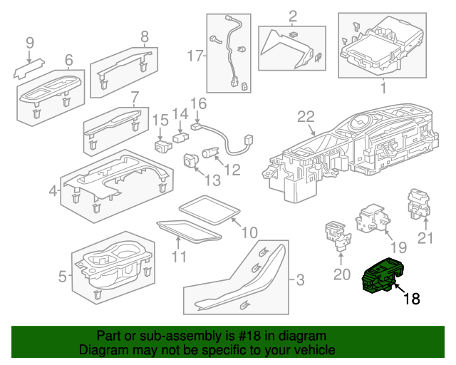 20152020 Acura TLX Switch Assembly, Epb & Brake Hold 35355TZ3A01