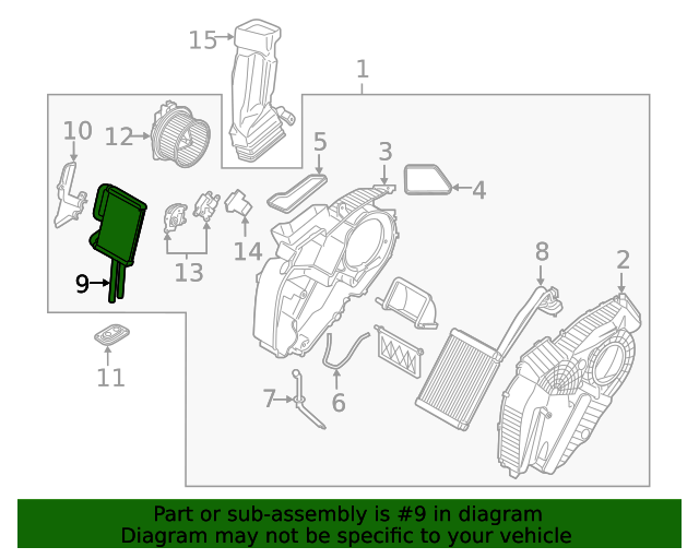 Genuine Heater Core for 20202024 Hyundai Palisade Part 97926S8000