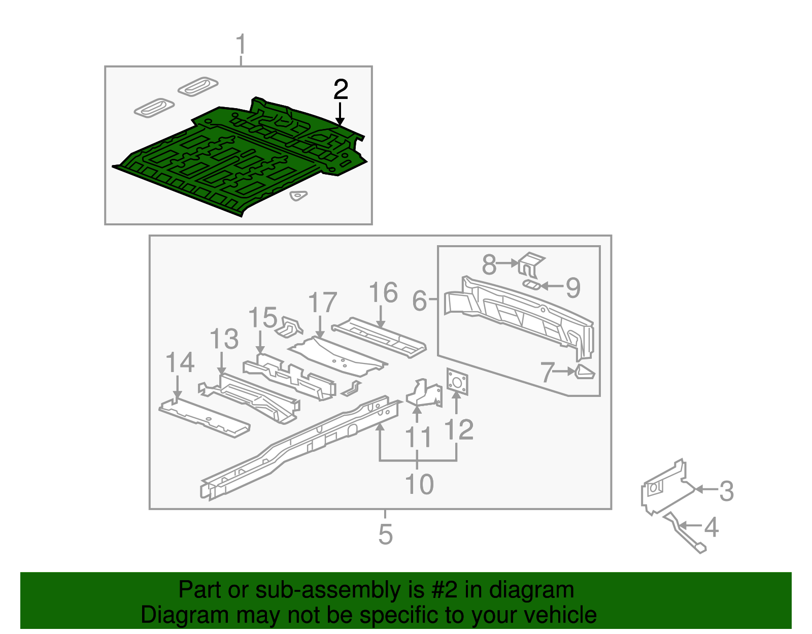 Floor Pan - GM (10323415)