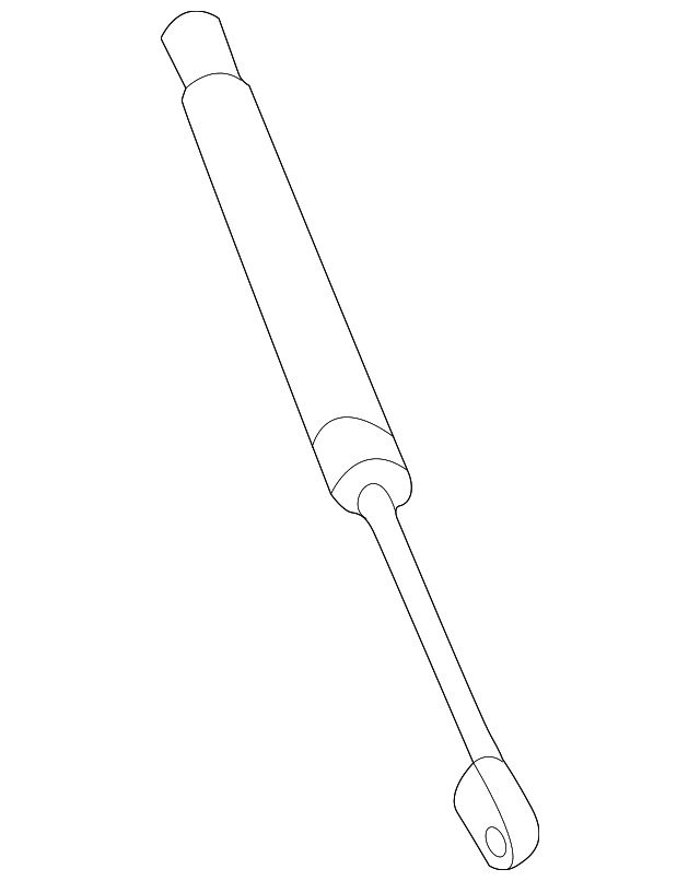 20042005 GM Hatch Lift Support Passenger Side (RH) 15147258