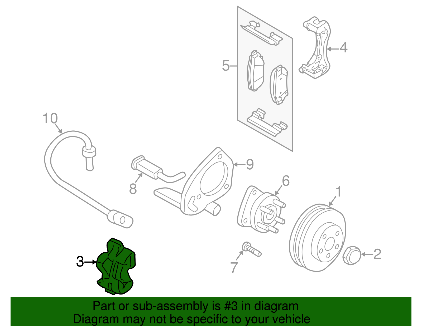 Caliper - GM (88964172)