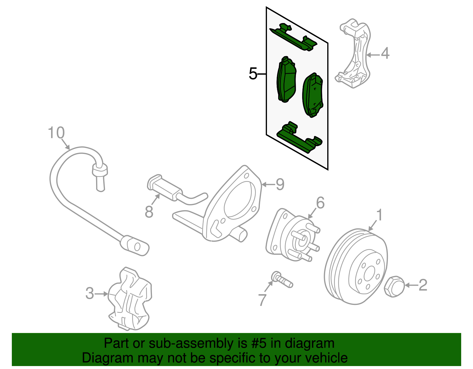 Brake Pads - GM (88967257)