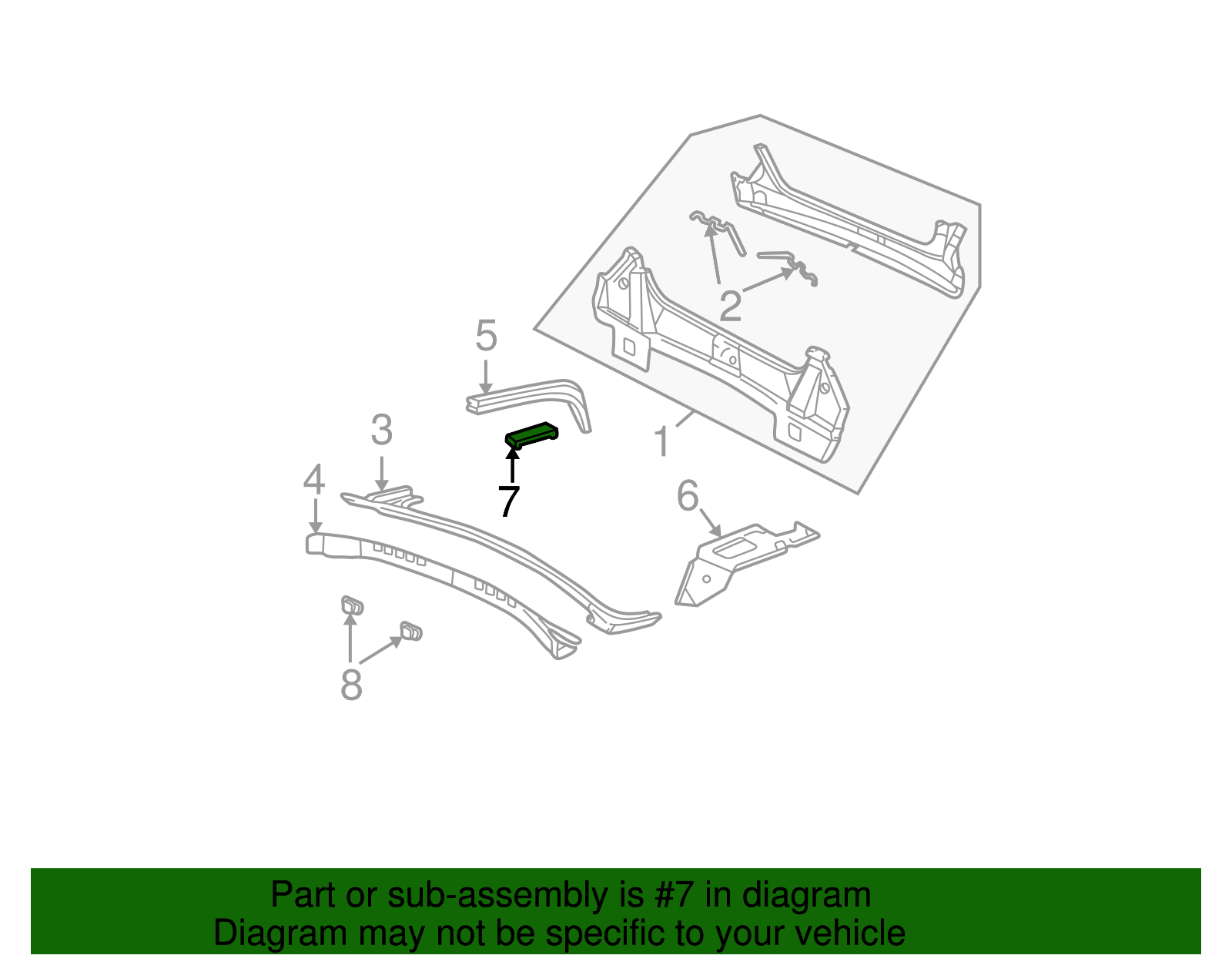Mount Bracket - GM (25648279)