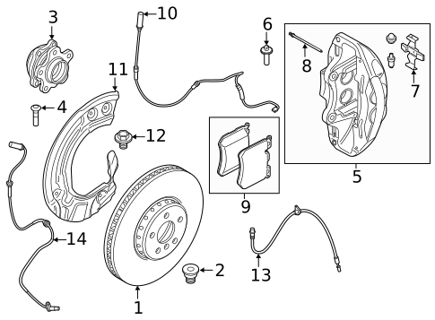 Front Brakes for 2019 BMW X3 | BMW Parts Warehouse