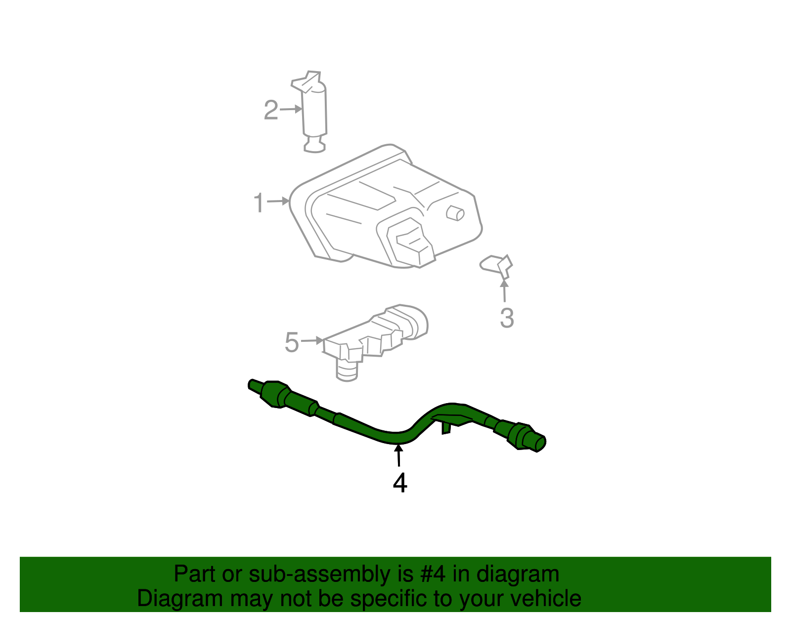 Heated Oxygen Sensor - GM (12578576)