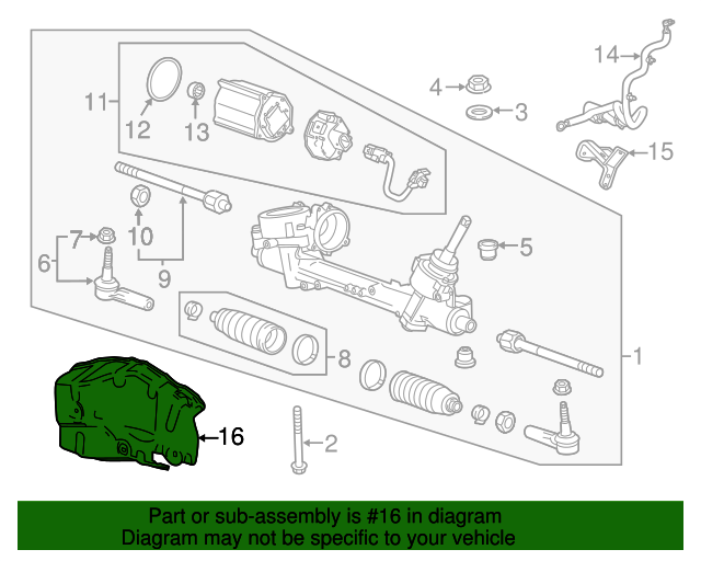20132019 Chevrolet Steering Gear Heat Shield 13367673