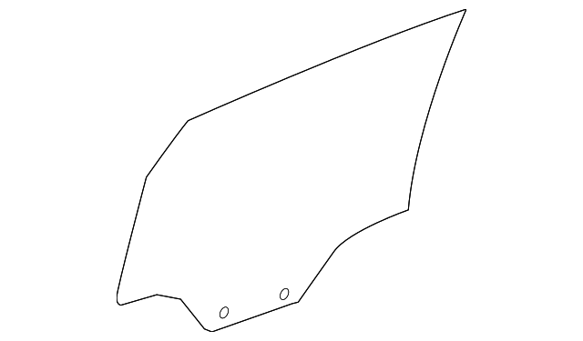 Driver Side Rear Door Window - GM (96624064)