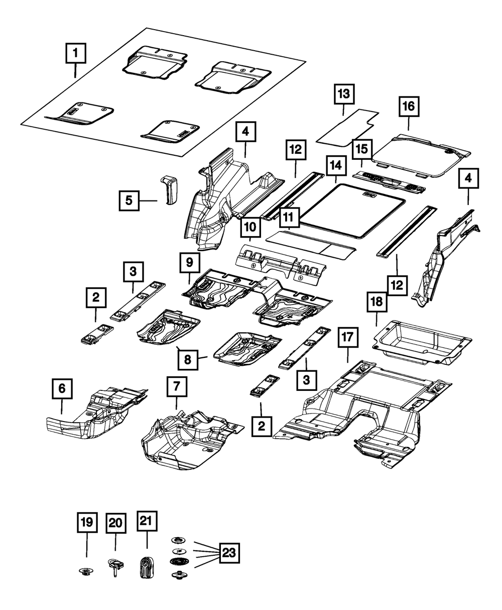 Genuine Mopar Lid 5KJ061DVAE