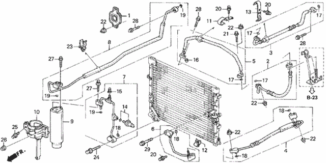 80873SN7003 Acura OEM A//C Line O-Ring