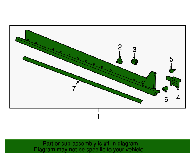 20162019 Chevrolet Volt Primed Passenger Side Rocker Panel Molding