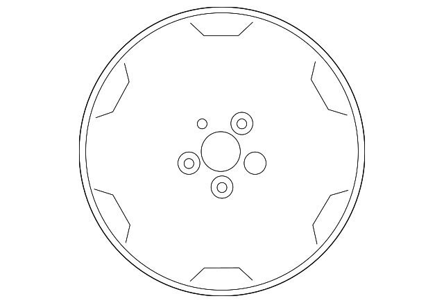 Wheel Alloy Split 6 Spoke 17 - Toyota (42611-07031)