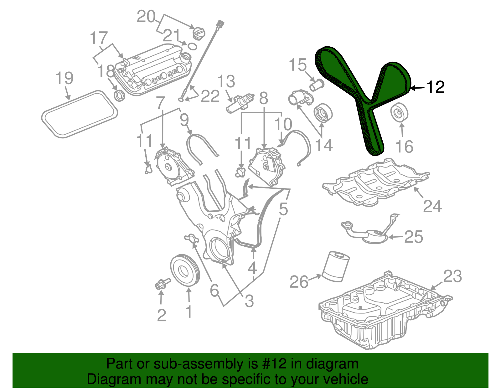 Belt-Tmg - GM (12581899)