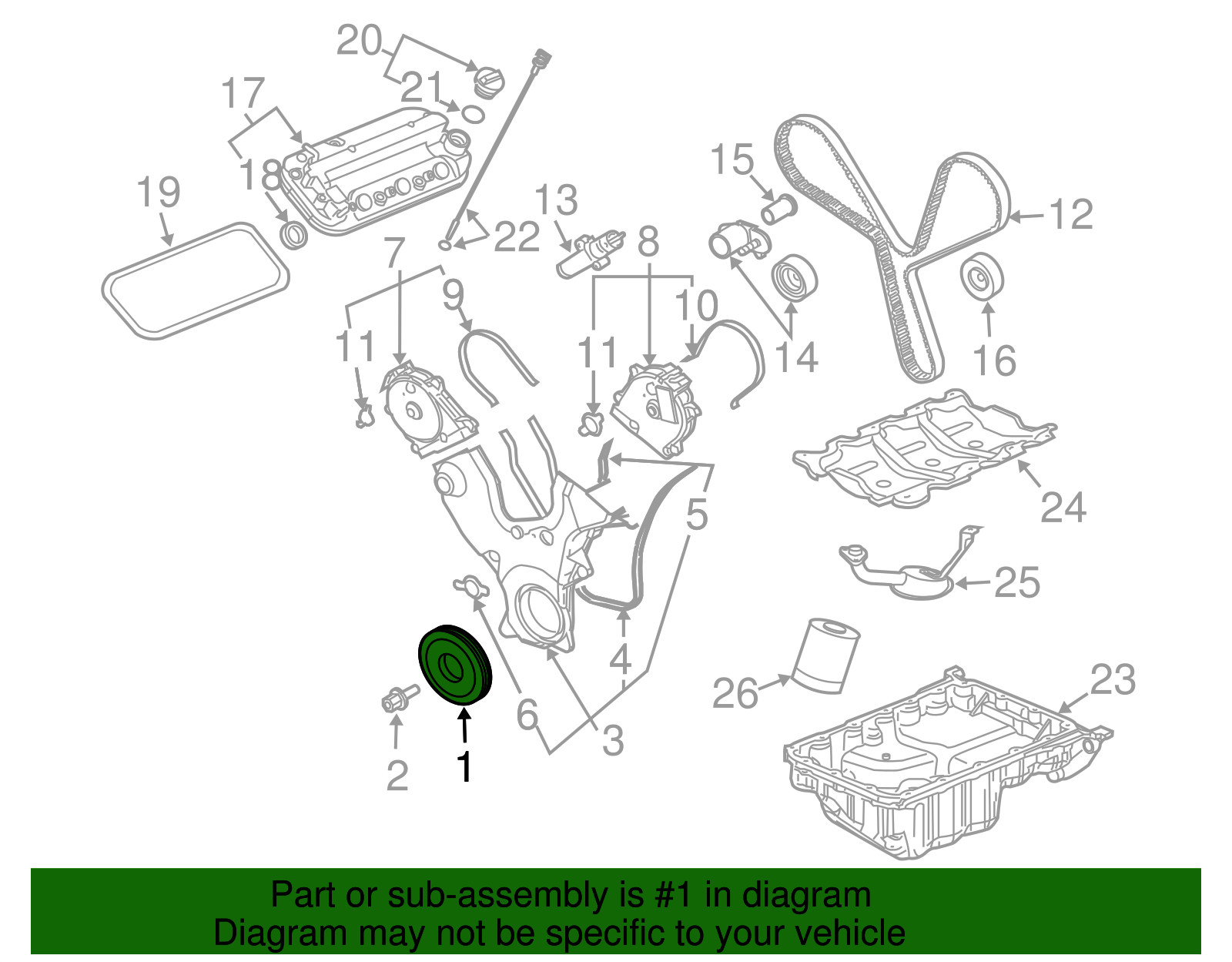Balancer Assembly-Cr/Shf - GM (12606927)