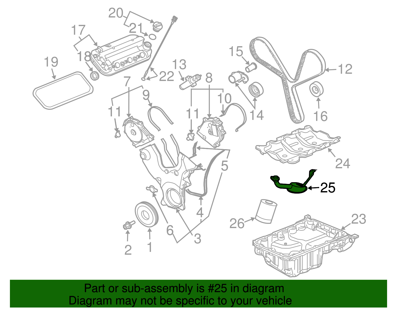 Screen Assembly-O/Pump (W/ Suc Pipe) - GM (12582251)
