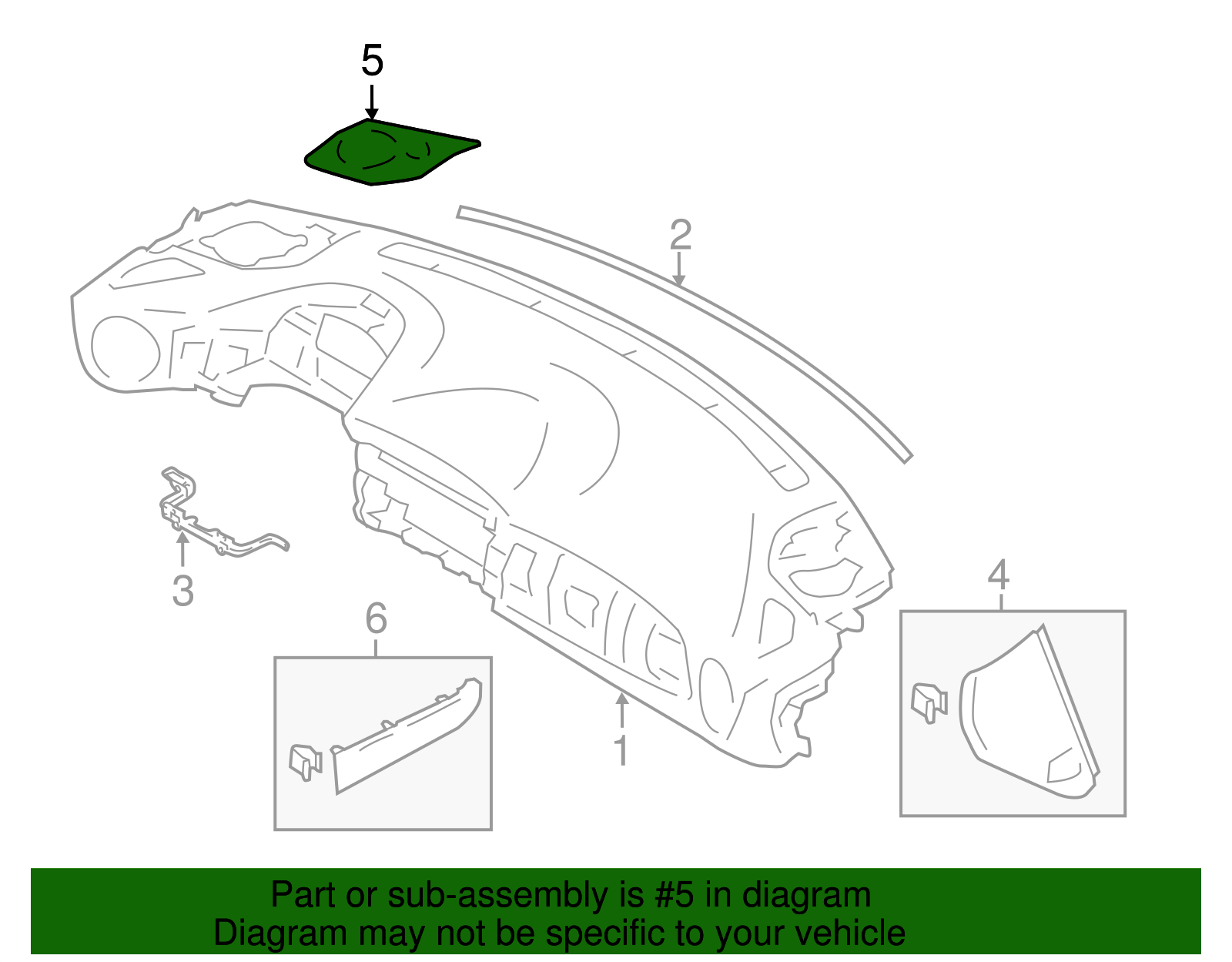 Speaker Grille - Toyota (SU003-01951)