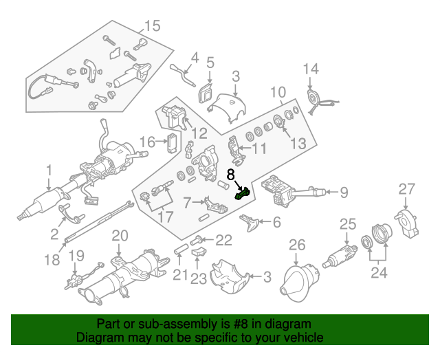 Steering Column Lock GM (26082059)