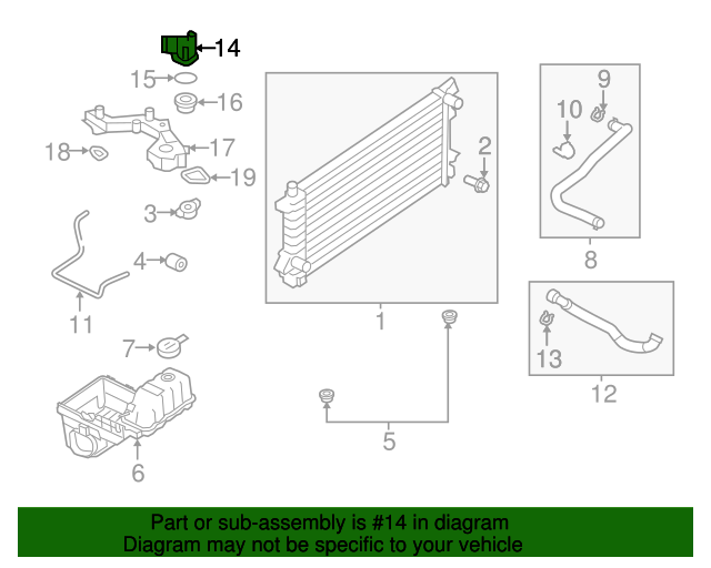 20092014 Ford Water Outlet 9L3Z8592A Blue Springs Ford Parts