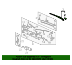 Honda 76600-SVA-A03 Windshield Wiper Arm