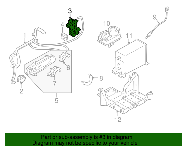 20032004 Mitsubishi Outlander Egr Valve MD307026 XportAuto