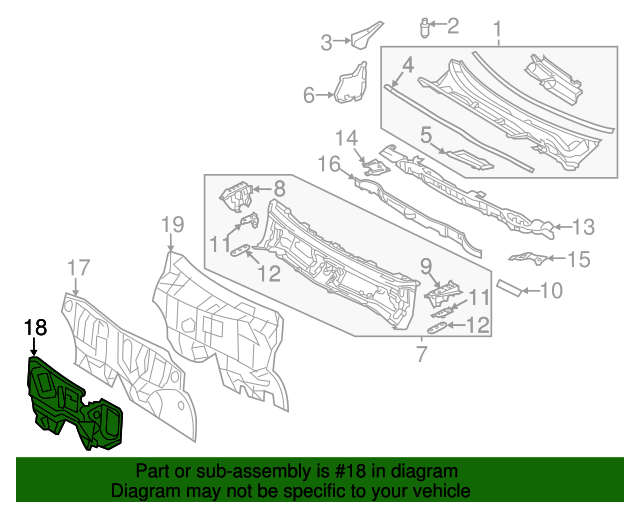 20132015 Toyota RAV4 Engine Compartment Insulation 5522342051