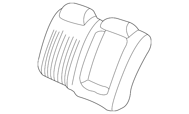 Cover Assembly, R/Seat Black Cushion                *Pewter - GM (88897192)