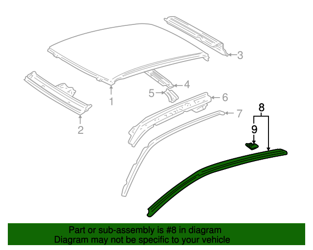 20002006 Toyota Tundra Weatherstrip 623810C010 Toyota of Des Moines