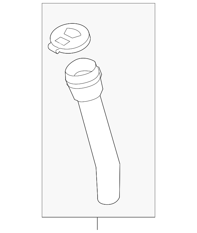 20112016 Chevrolet Windshield Washer Fluid Reservoir Filler Tube