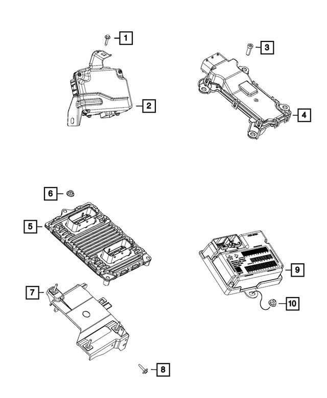 2015 Chrysler 200 Powertrain Control Module 5150993AC My Mopar Parts