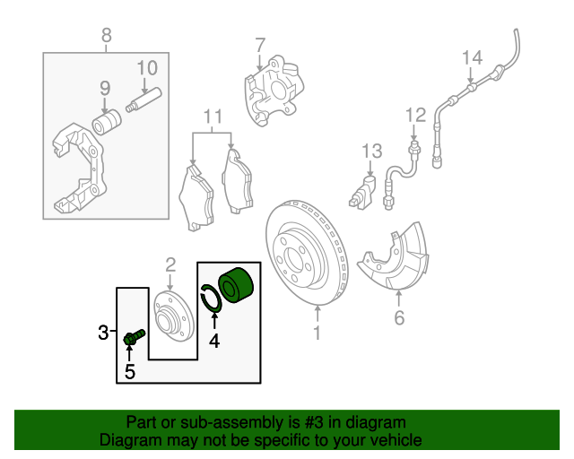 Evan-Fischer Wheel Bearing For 1998-2010 Volkswagen Beetle – Front Or Rear – Driver/Passenger Side – 1-Year Warranty