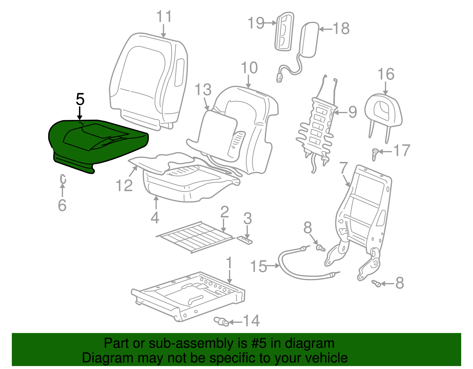 Cushion Cover - Buick (89045232)