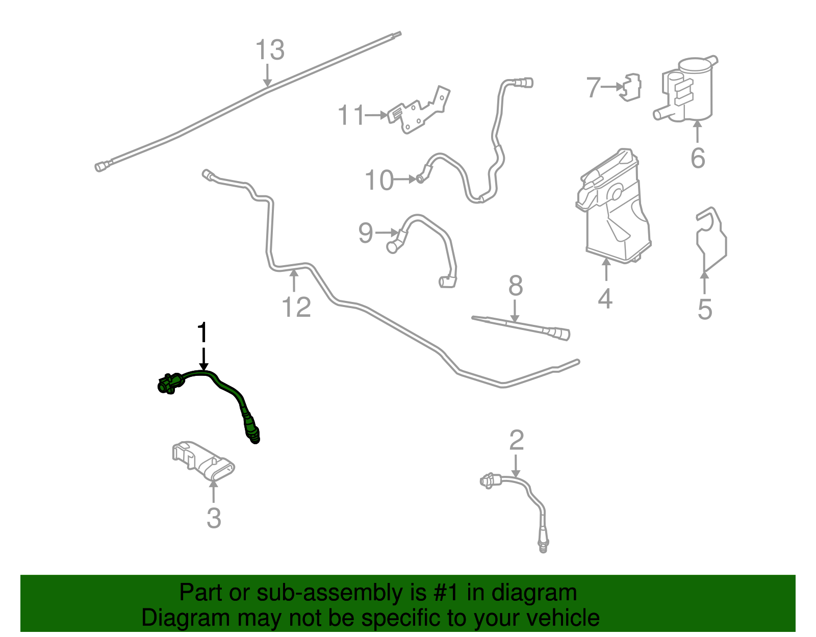 Heated Oxygen Sensor - GM (93191307)