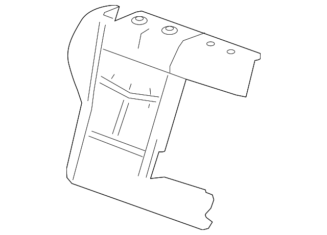 Passenger Side Rear Seat Back Pad - GM (84091576)