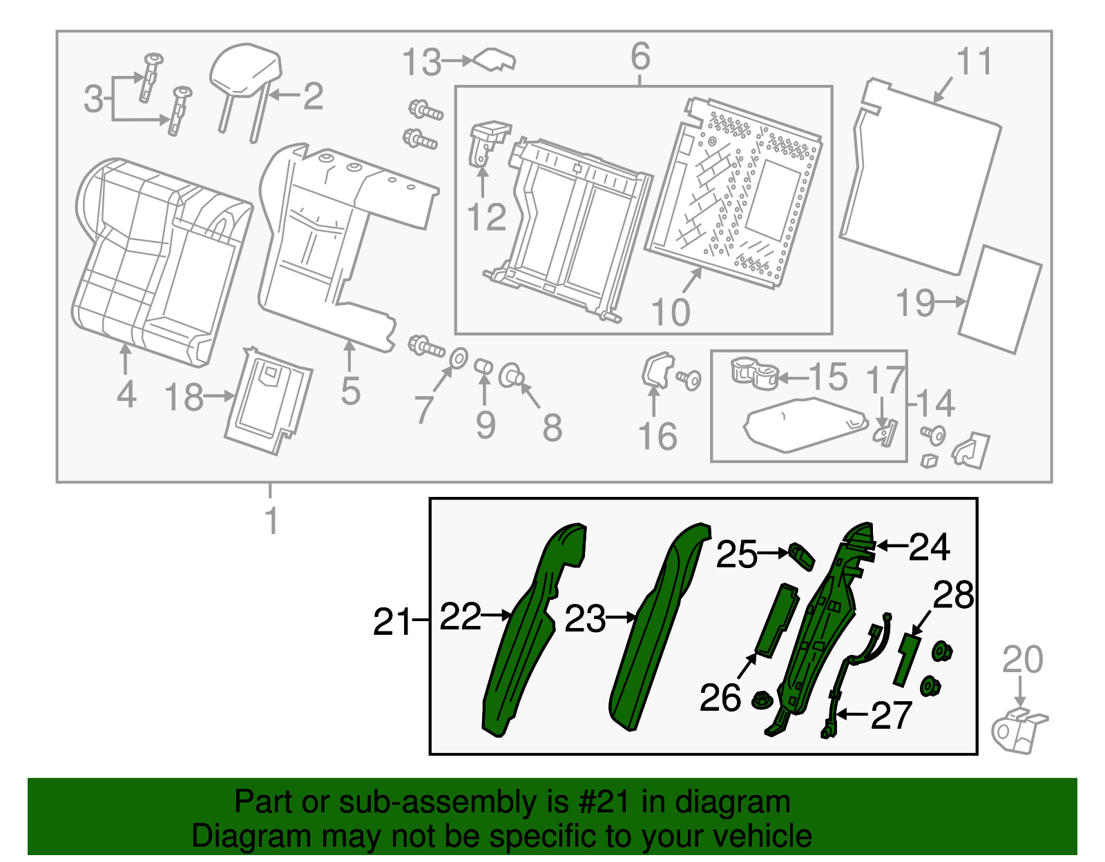 Bolster - GM (84027715)