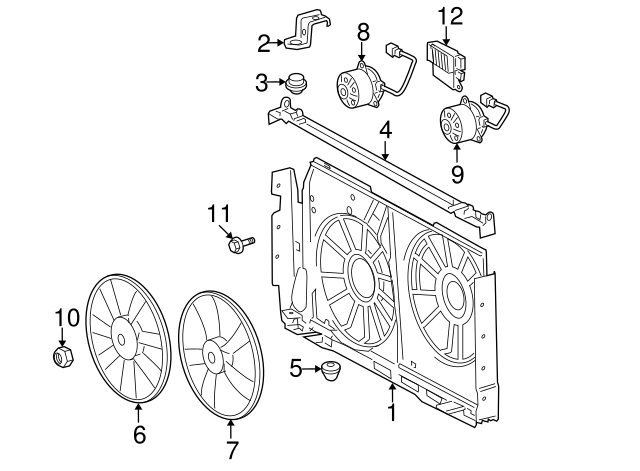 RADIATOR 1653328030 Genuine Toyota SUPPORT UPPER 16533-28030