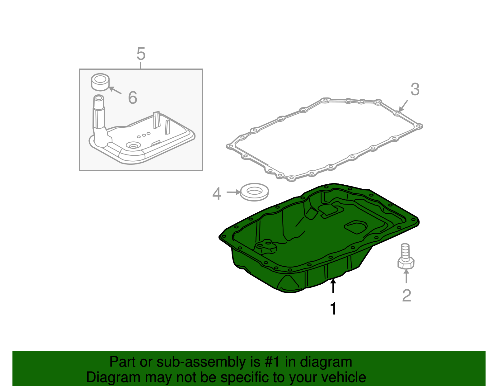 Automatic Transmission Fluid Pan - GM (24222657)