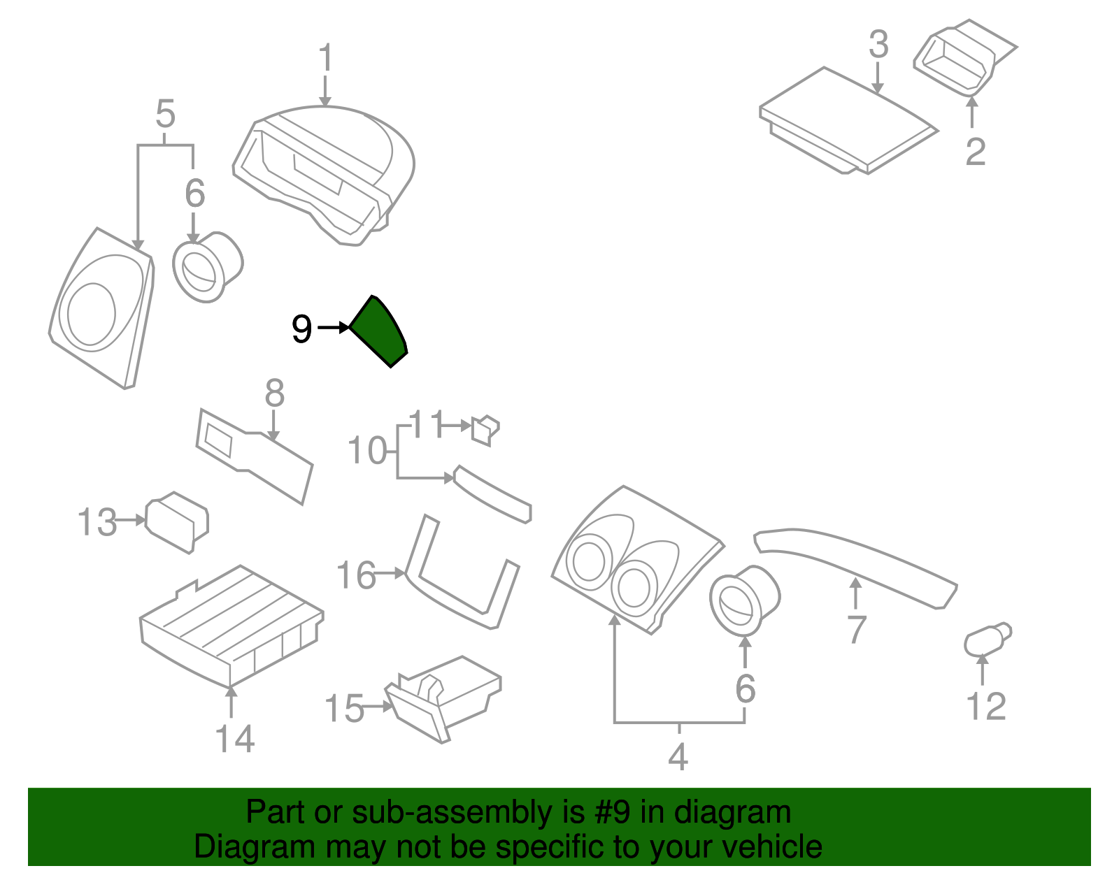 Bezel - GM (96812872)