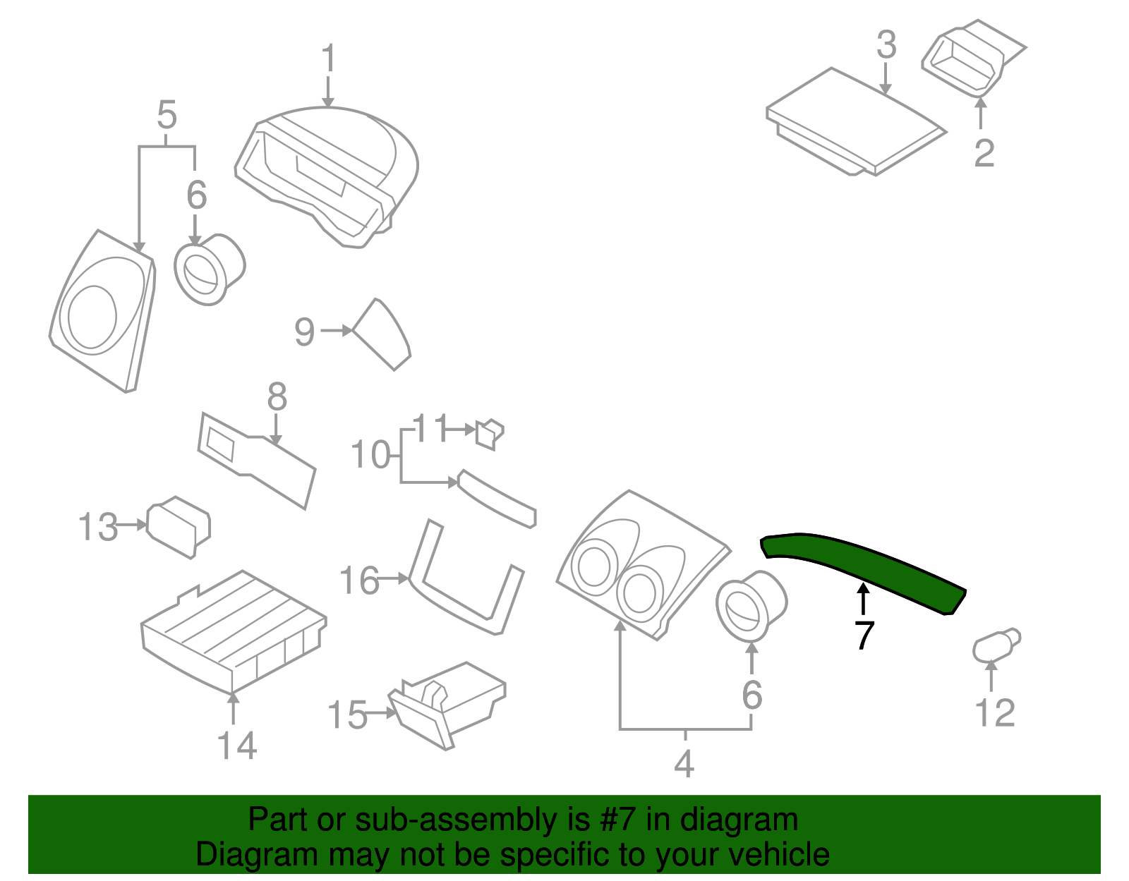 Bezel - GM (96812917)