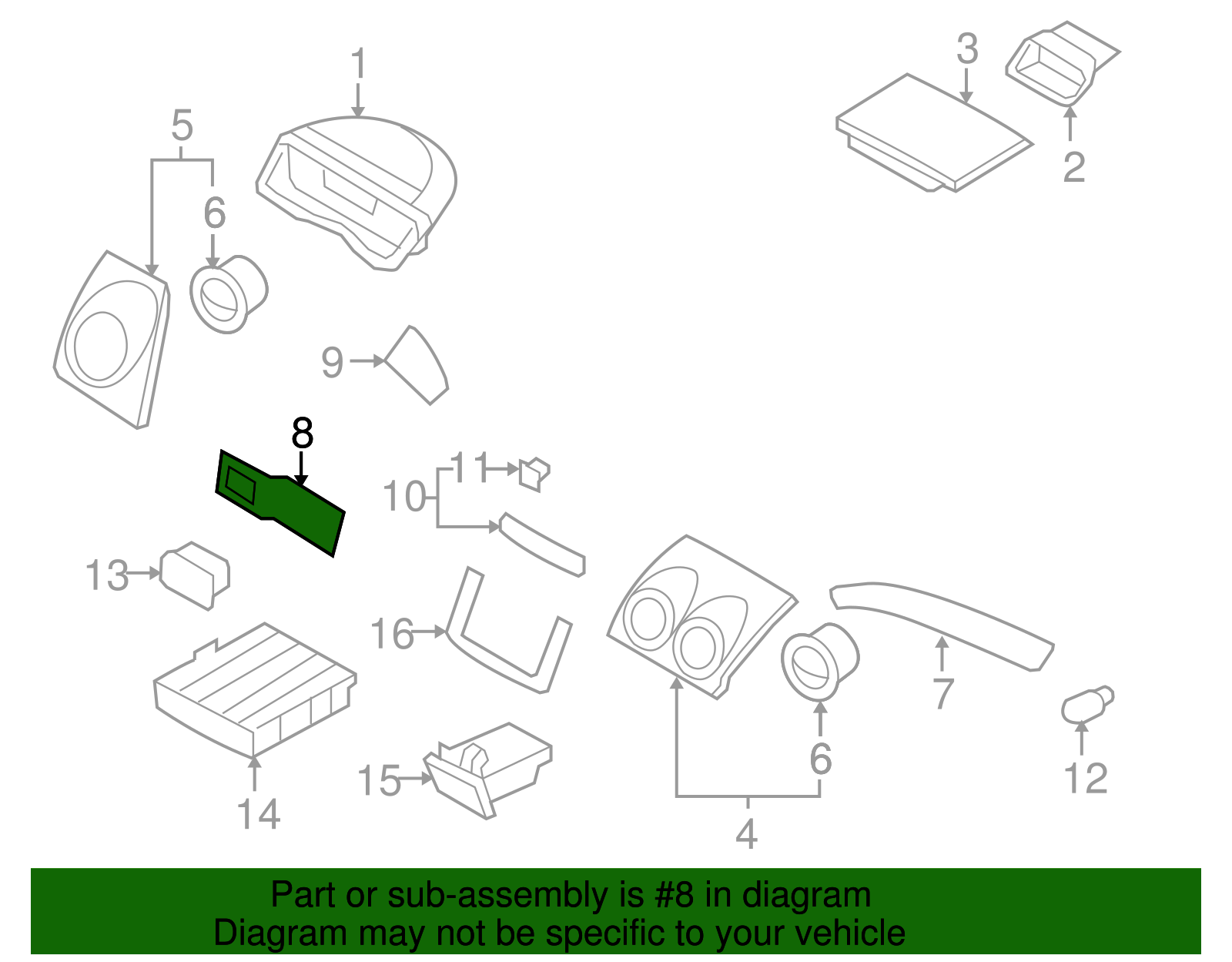 Bezel - GM (96812884)
