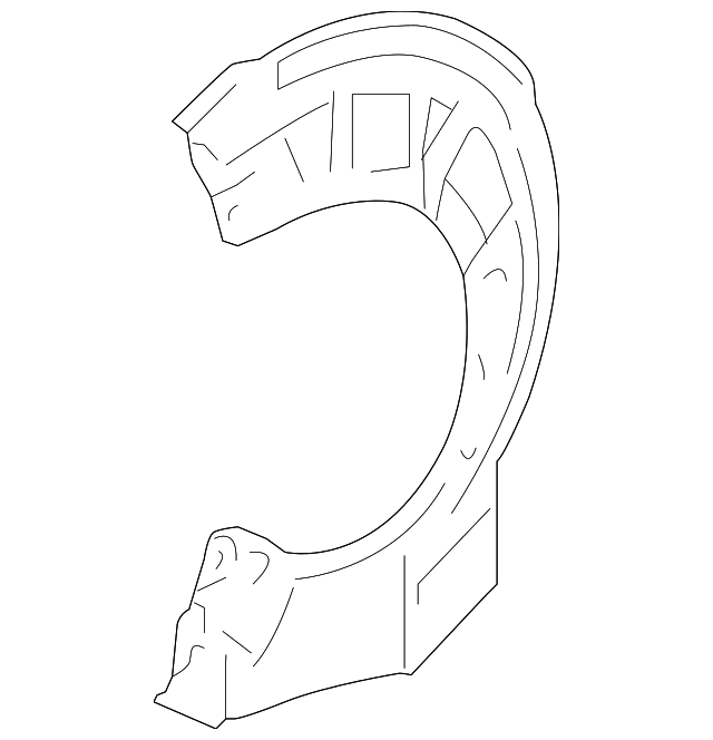 Front Driver Side Brake Shield - GM (96892382)
