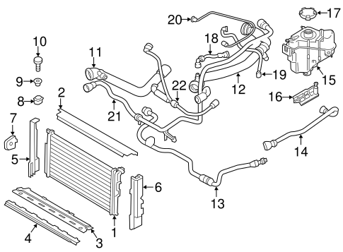 Bmw Radiator Connection Radiator & Components for 2017 BMW 230i xDrive | getBMWparts
