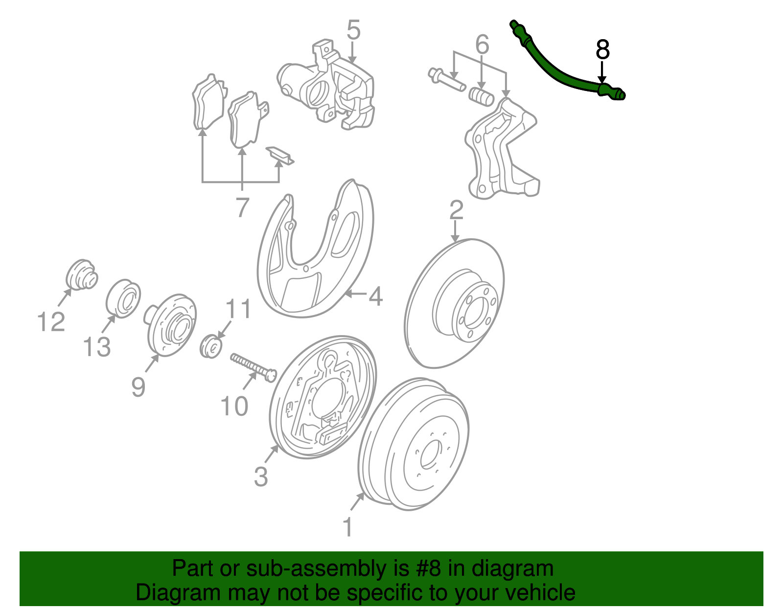 Hose - Volkswagen (BAT-611-775)