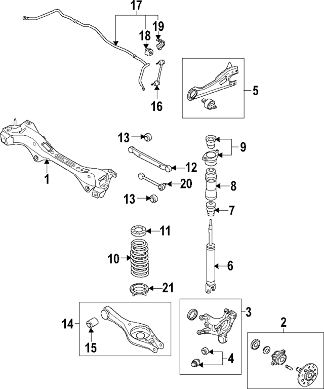 20142015 Kia Optima Lower Control Arm Driver's Side (LH) 552103Q550