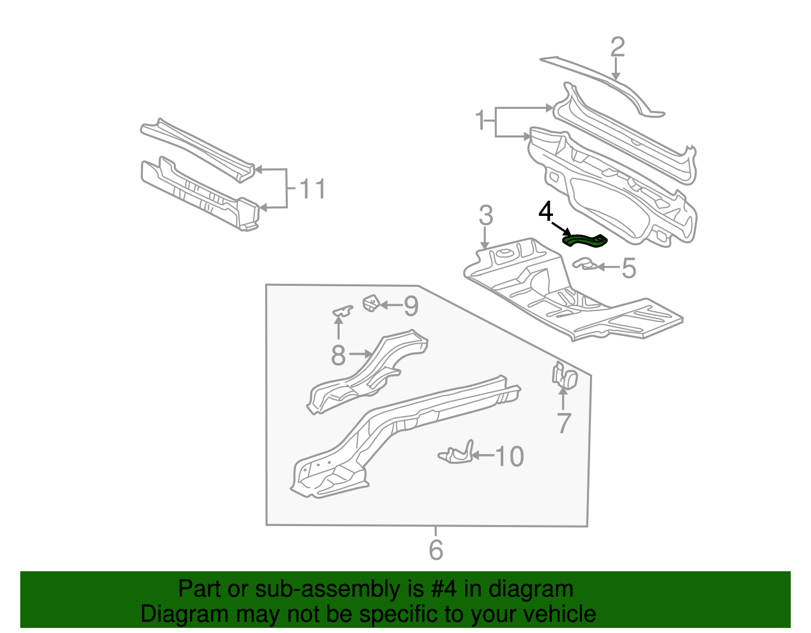 Automatic Level Control Air Compressor Bracket - GM (25685271)